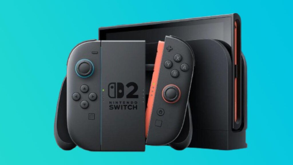 Official Nintendo Switch 2 console with updated Joy-Con controllers.